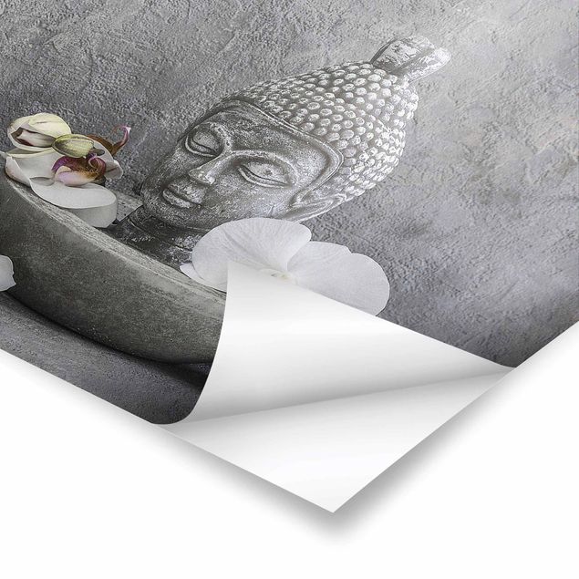 Andrea Haase Bilder Zen Buddha, Orchideen und Steine