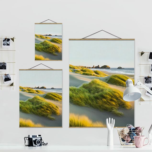 Wandbilder Floral Dünen und Gräser am Meer