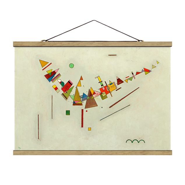 Wandbilder Kunstdrucke Wassily Kandinsky - Winkelschwung