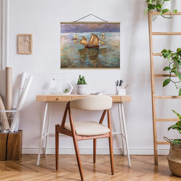 Wandbilder Fische Claude Monet - Fischerboote