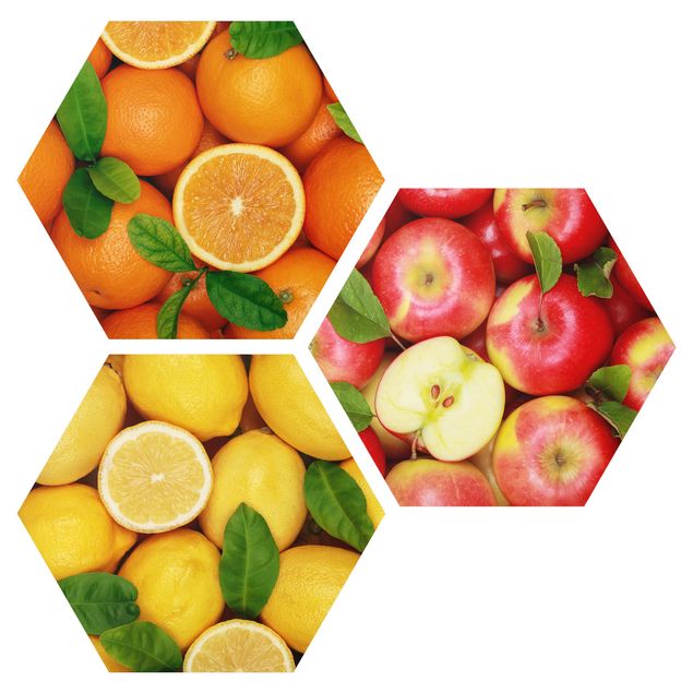 Wandbilder Orange Frische Früchte