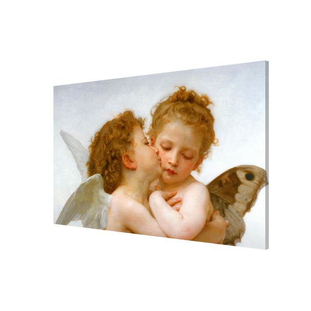 Wandbilder Kunstdrucke William Adolphe Bouguereau - Der erste Kuss