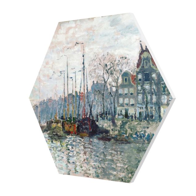 Wandbilder Modern Claude Monet - Kromme Waal Amsterdam