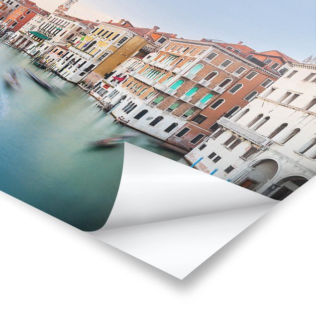 Rainer Mirau Kunstdrucke Canale Grande Blick von der Rialtobrücke Venedig