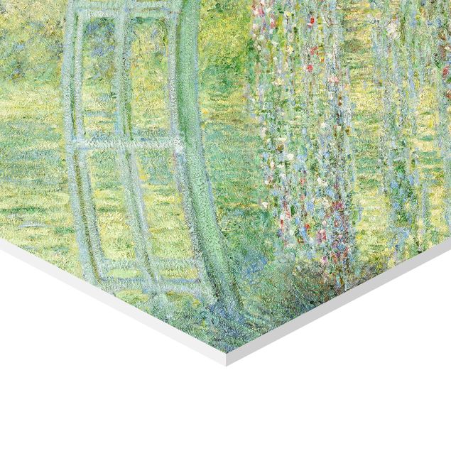 Foto auf Hartschaumplatte Claude Monet - Japanische Brücke