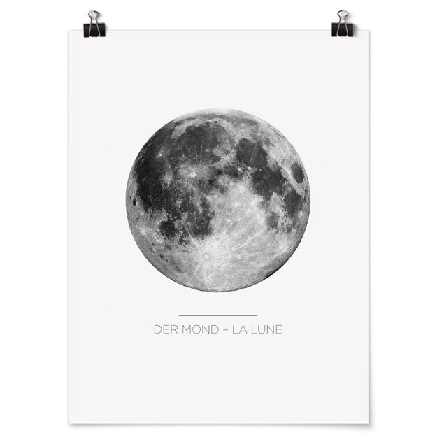 Wandbilder Modern La Luna - Der Mond