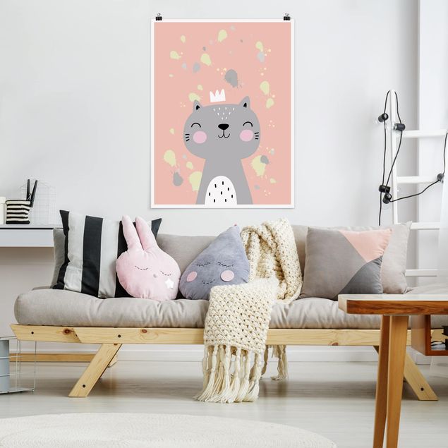 Wandbilder Katzen Freche Katze