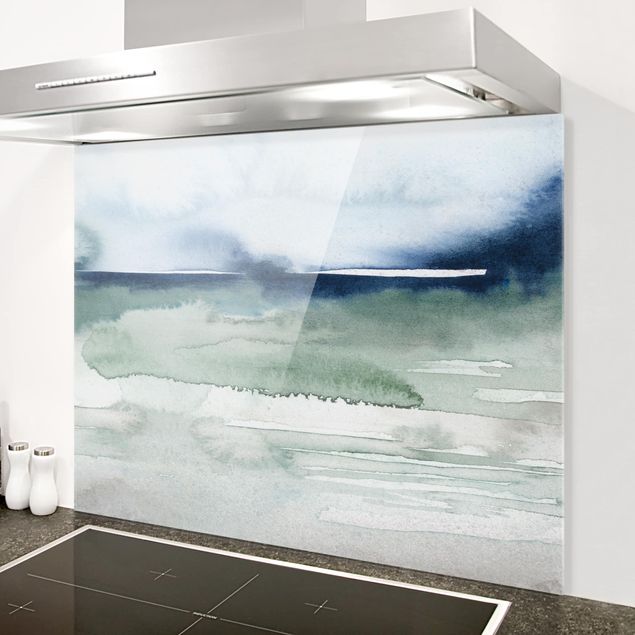 Wanddeko Küche Meereswogen I
