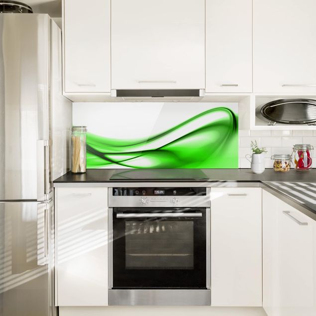 Glasrückwand Küche Green Touch