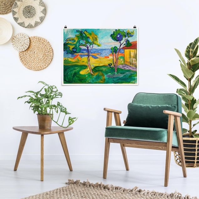 Kunststil Post Impressionismus Edvard Munch - Der Garten