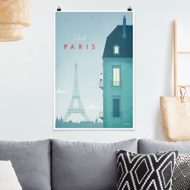 Küche Dekoration Reiseposter - Paris