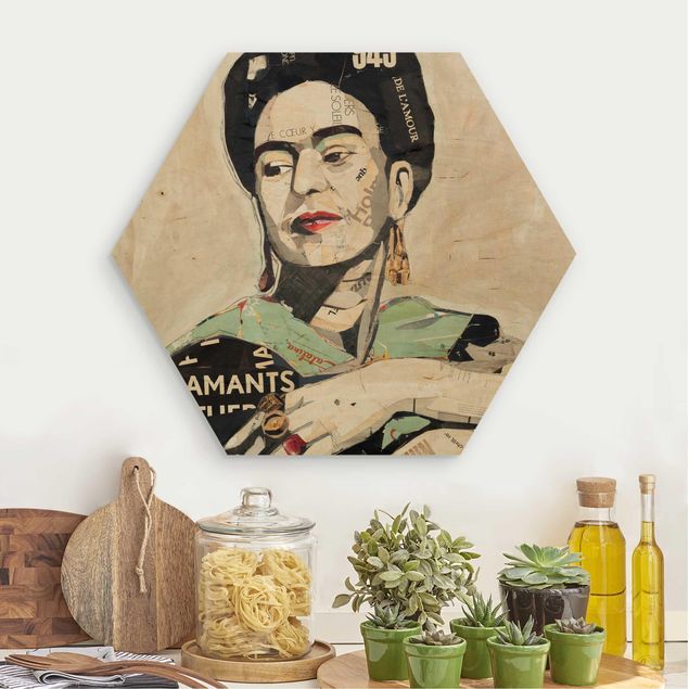 Küchen Deko Frida Kahlo - Collage No.4