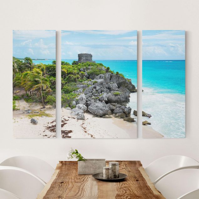 Küche Dekoration Karibikküste Tulum Ruinen