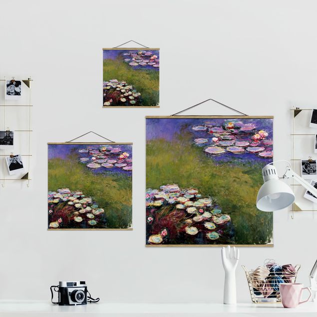 Wandbilder Natur Claude Monet - Seerosen