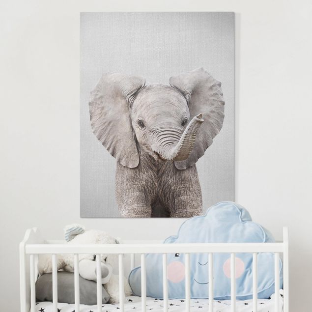 Leinwand Elefant Baby Elefant Elsa