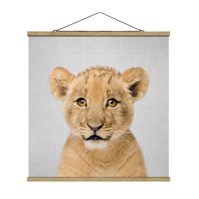 Poster Tiere Baby Löwe Luca