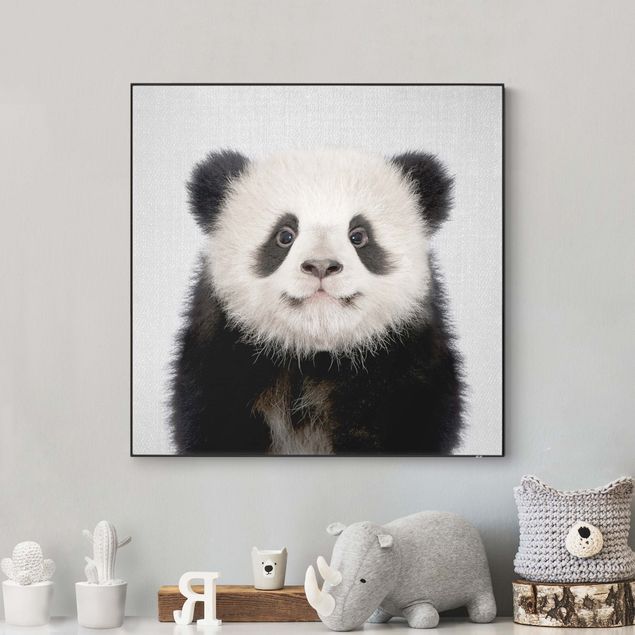 Wandbilder Modern Baby Panda Prian