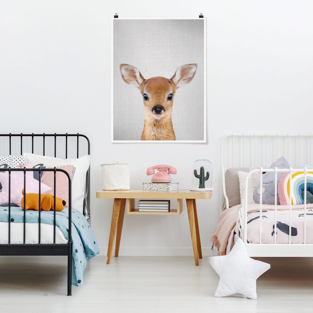 Poster Tiere Baby Reh Romy