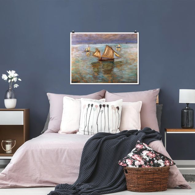 Impressionismus Bilder kaufen Claude Monet - Fischerboote