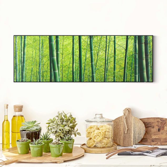 Wandbilder Bambus Bambuswald No.2