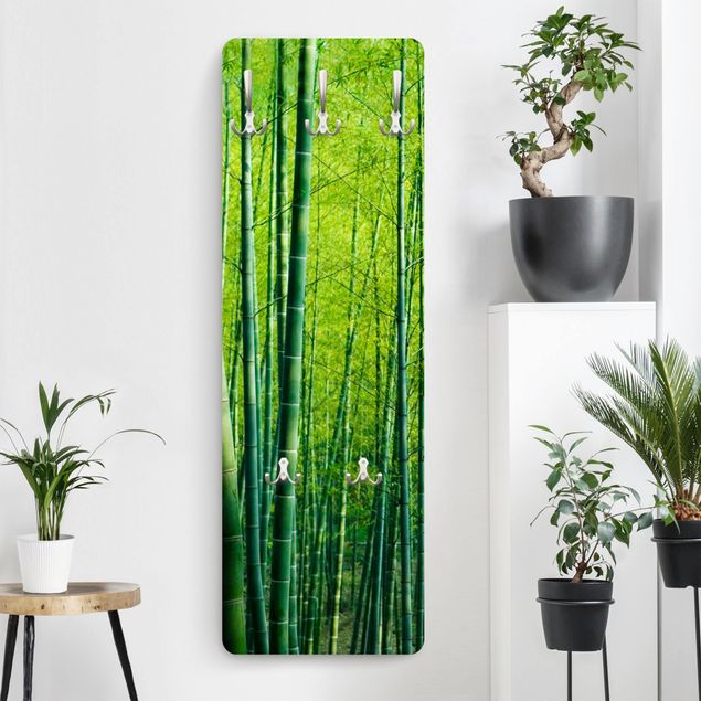 Natur Garderobe Bambuswald