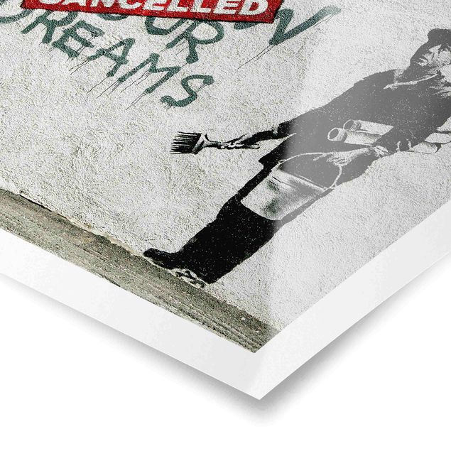 Poster kaufen Follow Your Dreams - Brandalised ft. Graffiti by Banksy