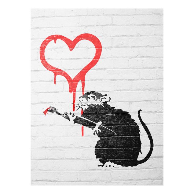 Wandbilder Love Rat - Brandalised ft. Graffiti by Banksy