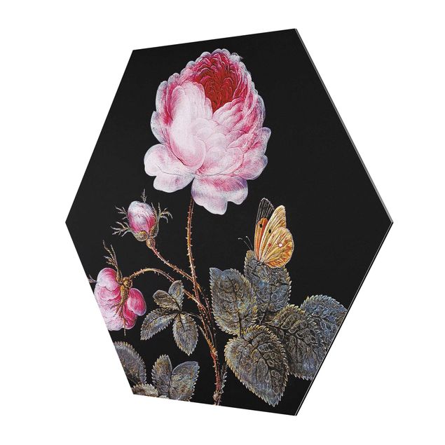 Wandbilder Kunstdrucke Barbara Regina Dietzsch - Die hundertblättrige Rose