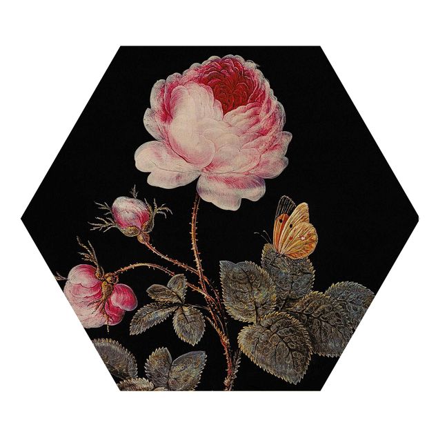 Wandbilder Floral Barbara Regina Dietzsch - Die hundertblättrige Rose
