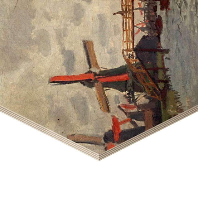 Kunstdrucke kaufen Claude Monet - Windmühlen Zaandam