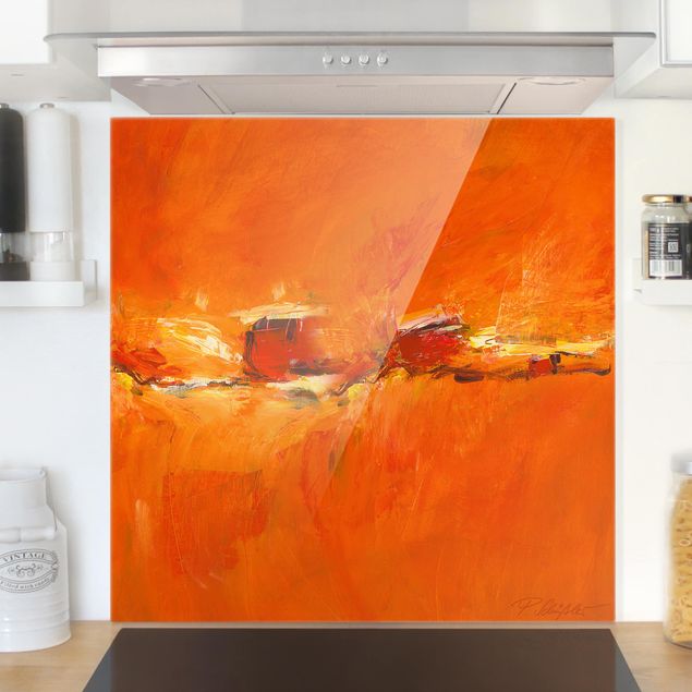 Wanddeko Küche Petra Schüßler - Komposition in Orange