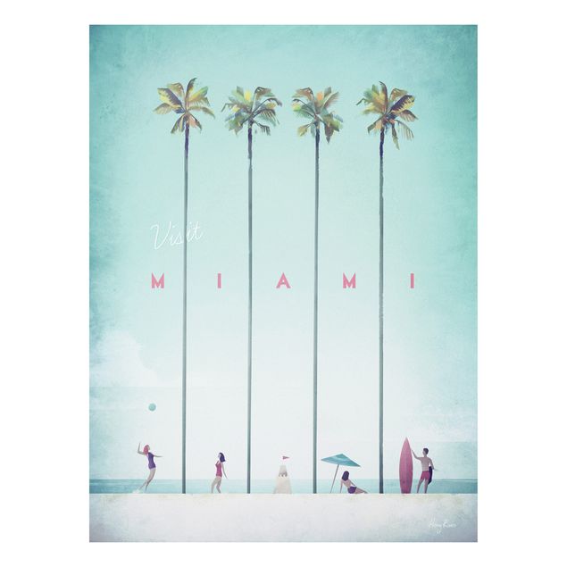 Wandbilder Landschaften Reiseposter - Miami