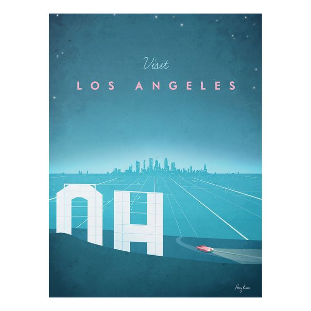 Wandbilder Architektur & Skyline Reiseposter - Los Angeles