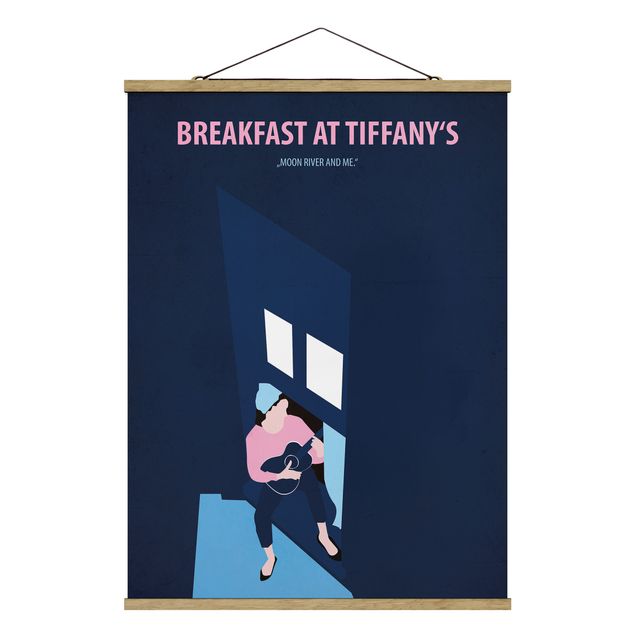 Wandbilder Modern Filmposter Breakfast at Tiffany´s