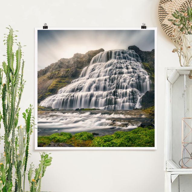 Wandbilder Landschaften Dynjandi Wasserfall