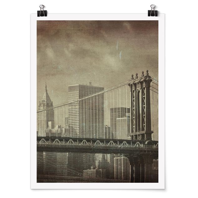 Wandbilder Architektur & Skyline Vintage New York