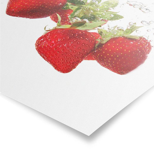 Poster Strawberry Water