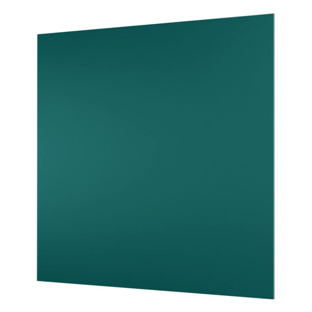 Glas Spritzschutz - Piniengrün - Quadrat - 1:1