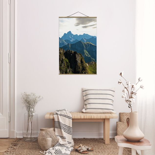 Wandbilder Berge Berge auf den Lofoten