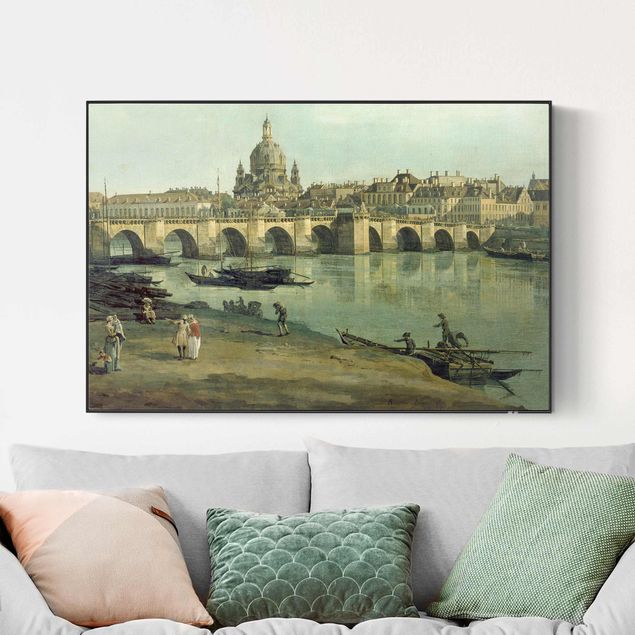 Bilder Expressionismus Bernardo Bellotto - Dresden vom rechten Elbufer