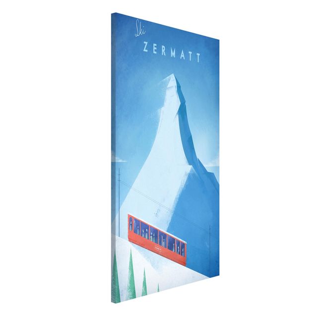 Wanddeko Küche Reiseposter - Zermatt