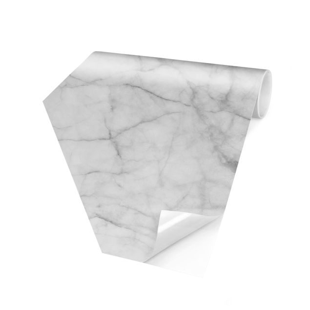 Muster Tapete Bianco Carrara