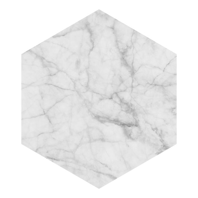 Wandtapete weiss Bianco Carrara