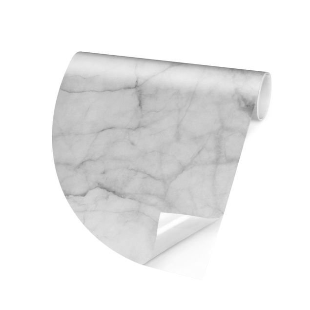 Steinoptik Tapete Bianco Carrara