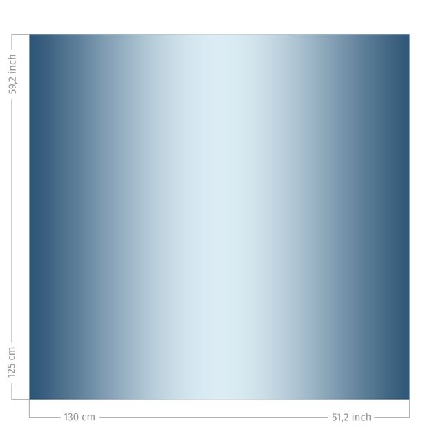 Vorhang nach Maß Blauer Vertikaler Farbverlauf