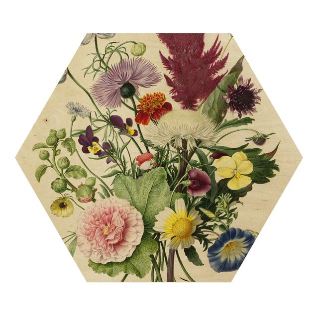 Wandbilder Blumen Blumenstrauß von 1680