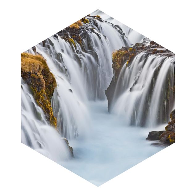 Tapete Natur Brúarfoss Wasserfall in Island