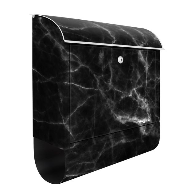 Design Briefkasten Nero Carrara