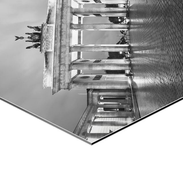 Hexagon Bilder Erleuchtetes Brandenburger Tor II