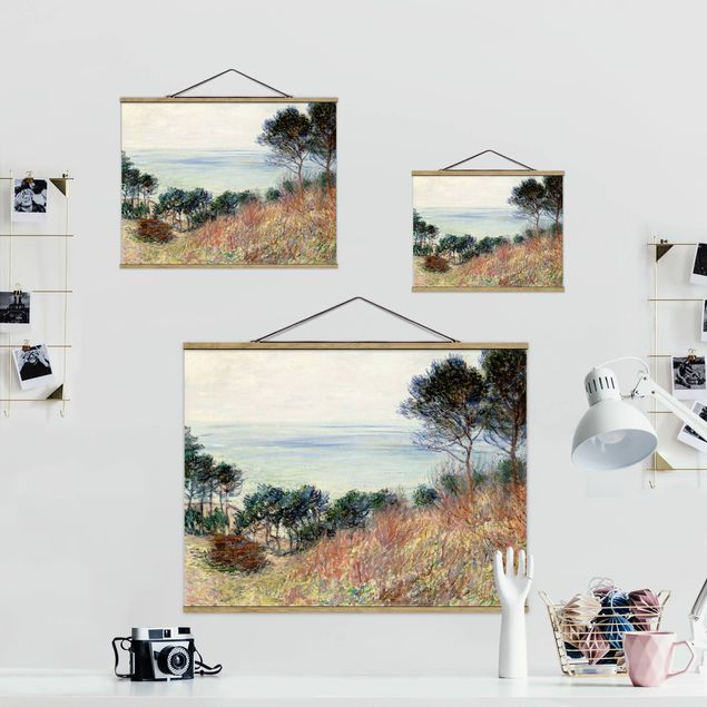 Wandbilder Meer Claude Monet - Küste Varengeville